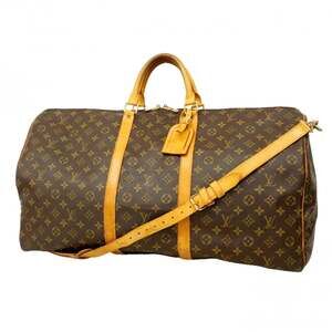 LOUIS VUITTON Brown Monogram Boston Bag